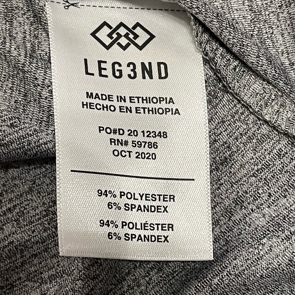 Legend Womens Active Athletic Performance Charcoal Top L11542LU Size L NWT - Picture 10 of 15